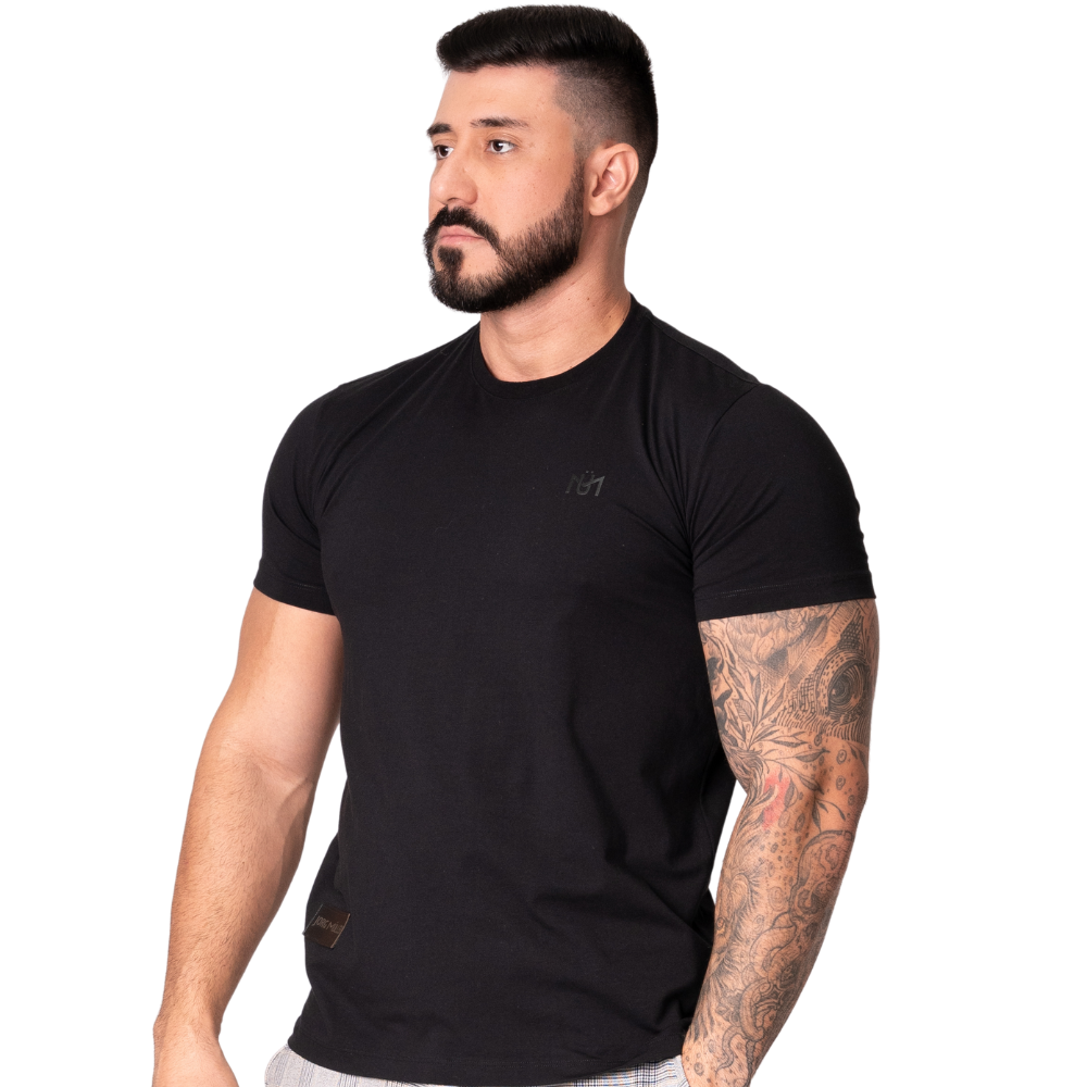 Camiseta LYON Algodão com Mangas Curtas